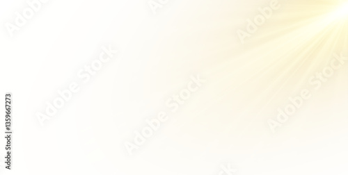 PNG sun lens with yellow sunlight glow and beam explosion, creating a glowing light and transparent star. Glare png a futuristic ray with bokeh and flare, luxury shine, shiny spark, and vector sparkl 
