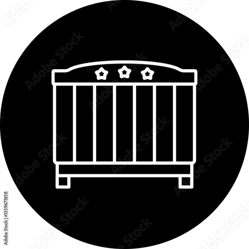 Baby crib Icon