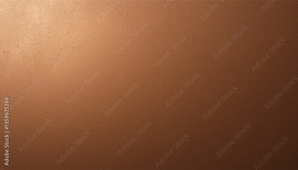 Fototapeta premium matte grainy antique copper texture. gradient brown powder coating abstract background