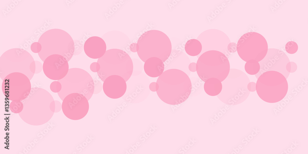 Abstract pink circles background vector design, bokeh effect, soft pastel colors, decorative element. Abstract pink circles background vector design, bokeh effect, soft pastel colors, decorative element.