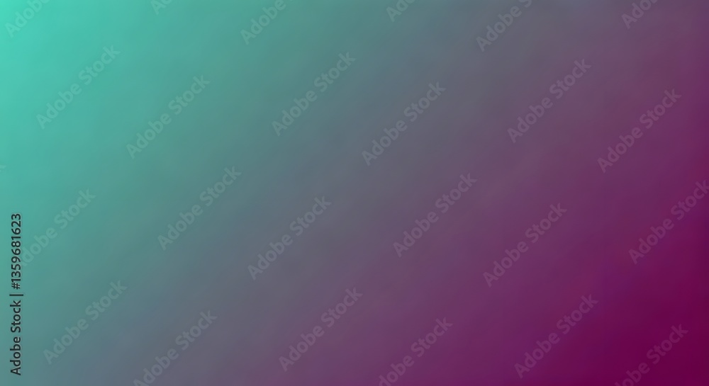 Obraz premium A weightless, floating mist effect with a gradient fading from calming seafoam green to rich plum purple, AI Generated