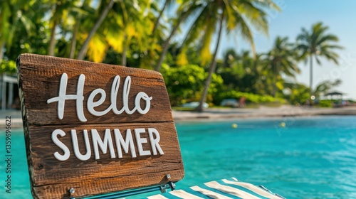 Fototapeta Naklejka Na Ścianę i Meble -  Caribbean beach paradise with 