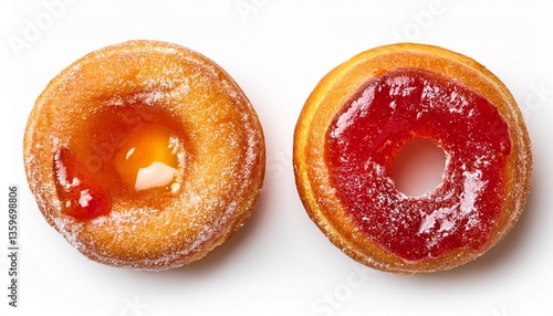 donut on white background