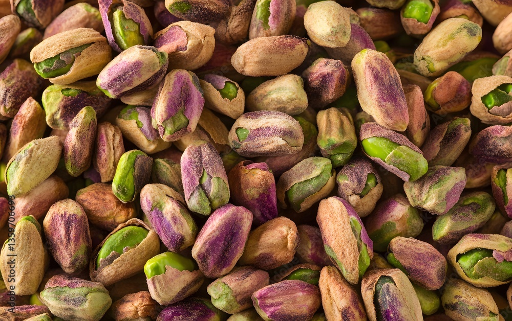 Closeup of Roasted Pistachios Nuts, Detailed Texture Background Closeup of Roasted Pistachios Nuts, Detailed Texture Background