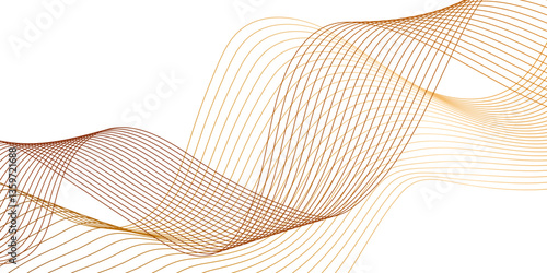 Abstract Gradient Wave Design – Minimalist Flowing Lines in Soft green. Modern colorful flowing wave lines and glowing moving lines. Wave modern stream transparent background