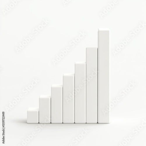 White Bar Graph: Minimalist Representation of Growth and Progress on a Bright Background Free Download White Bar Graph: Minimalist Representation of Growth and Progress on a Bright Background - GFXLoad