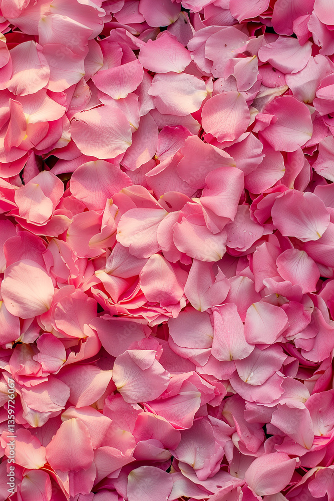 Obraz premium pink rose petals background texture with delicate natural pattern filling entire frame
