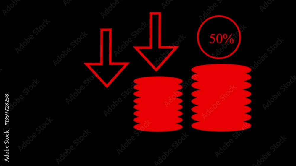 2
Red color down arrow animation on the on 0 100% with black background .. 2
Red color down arrow animation on the on 0 100% with black background ..