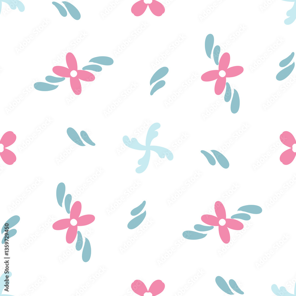 Fototapeta premium seamless pattern with butterflies