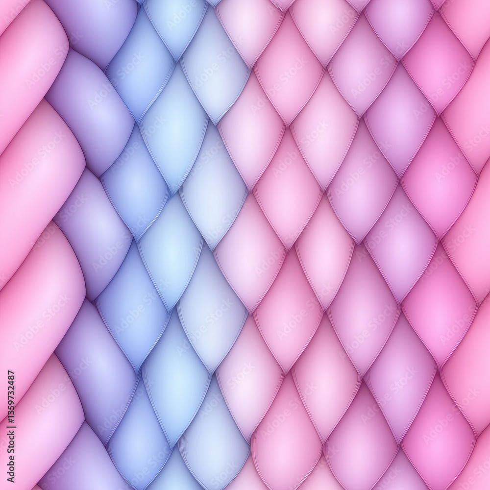 Obraz premium Soft pastel gradient pattern with diamond shaped seamless texture
