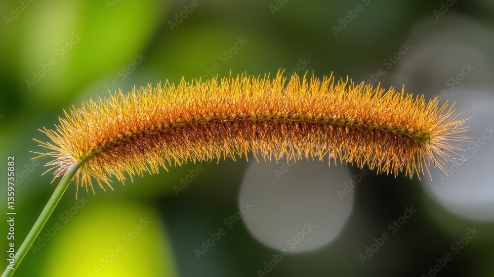 Close-up of a Golden Grass Seed Head Close-up of a Golden Grass Seed Head