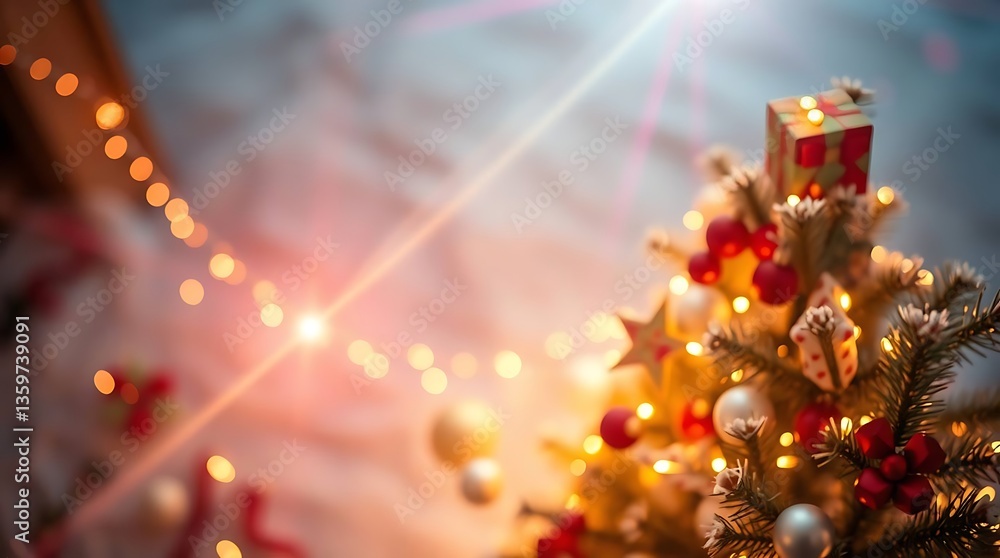 Fototapeta premium Christmas colorful background 