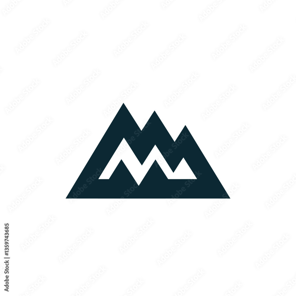 An Abstract Flat Vector Logo of a Layered Design Isolated on Transparent Background, Perfect for Creative Projects An Abstract Flat Vector Logo of a Layered Design Isolated on Transparent Background, Perfect for Creative Projects