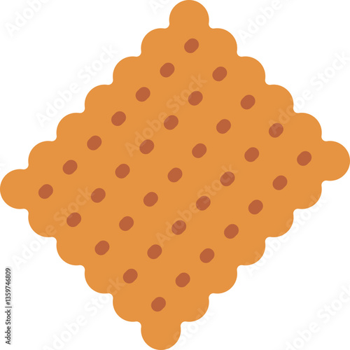 biscuits isolated on white background
