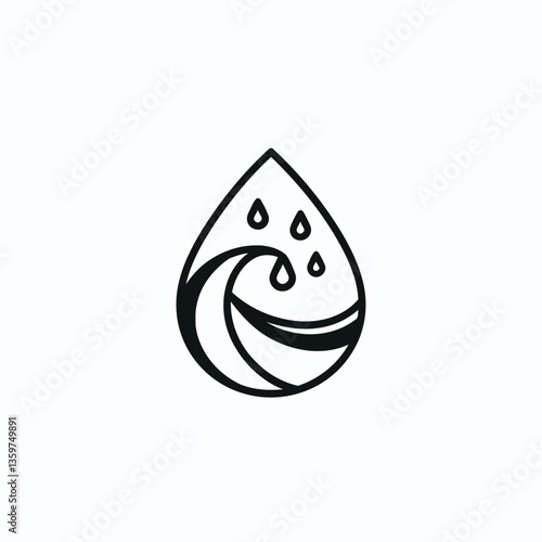 A Creative Flat Vector Logo of a Single Design Isolated on Transparent Background, Ideal for Branding