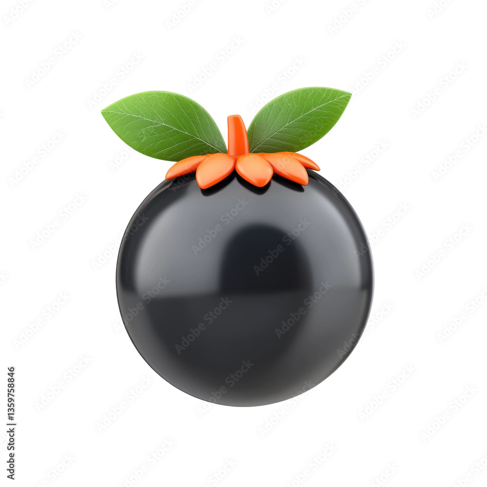 Creative black fruit design modern studio digital artwork abstract Creative black fruit design modern studio digital artwork abstract