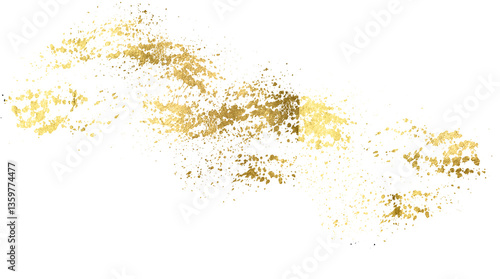 Golden Foil Pieces flakes of gold flakes shimmer, gold foil on png transparent background. Premium design,wedding,vip cover template,grand opening,flyer.