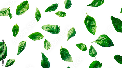 Fresh Green Basil Leaves png