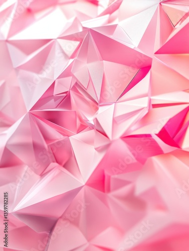 Wallpaper Mural Close-Up pink geometric abstract background Torontodigital.ca