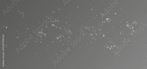 Glow light effect. Vector illustration. Christmas flash. dust