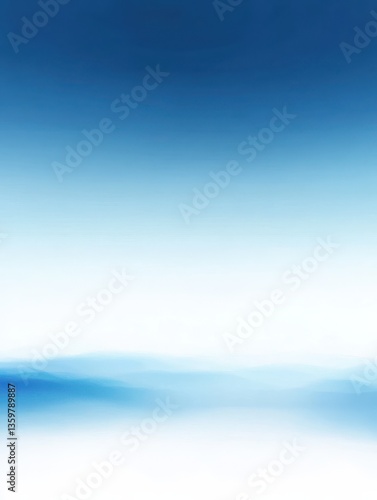 Abstract watercolor textured background with a blue gradient blending into white, evoking a calm and serene atmosphere.