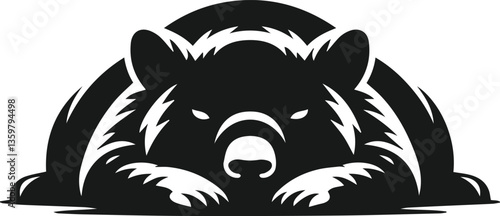 vector illustration of a wombat