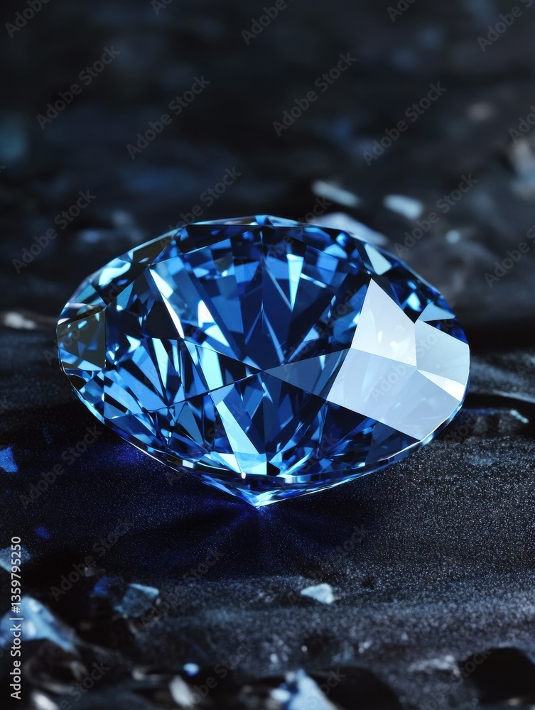 Sparkling blue diamond Sparkling blue diamond