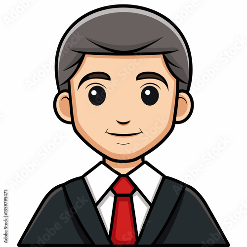Confident Business Professional: A portrait of a well-dressed business professional with a pleasant, confident demeanor, embodying professionalism and approachability.