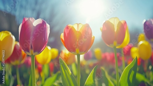Tulips in the Sunlight