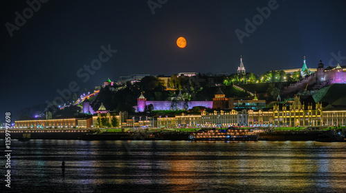 View of the historical part of Nizhny Novgorod.