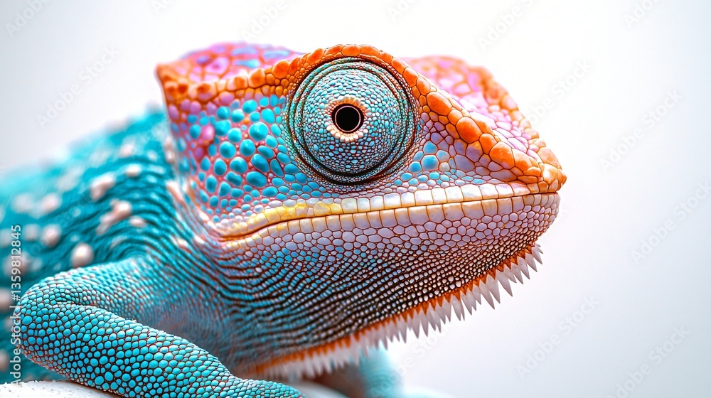 Fototapeta premium Vivid Chameleon Close-up