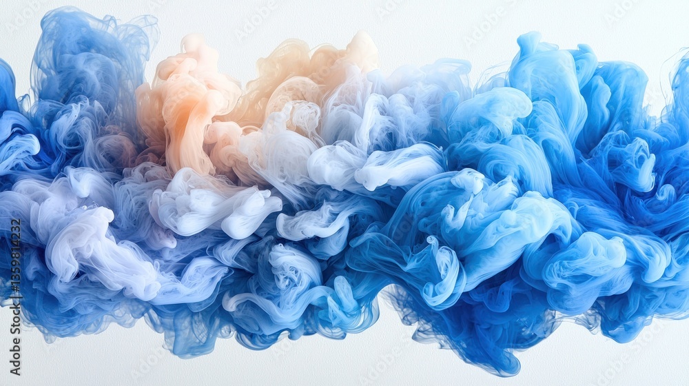 Obraz premium Abstract swirling colors (1)