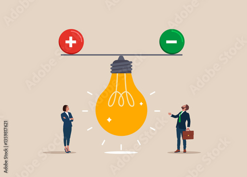 Control test, for and against, pros and cons. Decision making under uncertainty. Pros and cons equilibrium in decision making under uncertainty. 
