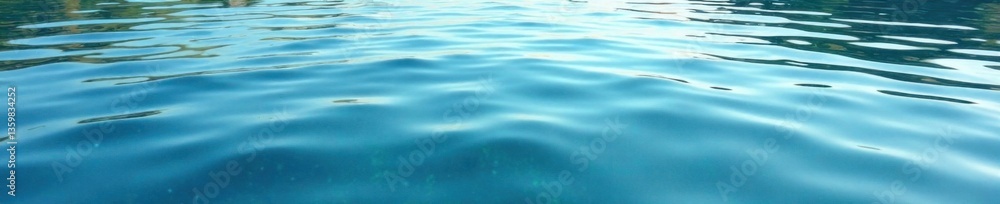 Obraz premium Delicate sea foam and ripples on a tranquil lake surface , reflection, gentle, serenity