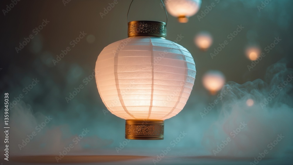 Obraz premium Lantern in white color
