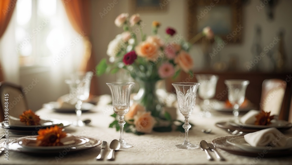 Fototapeta premium appealing dining room table