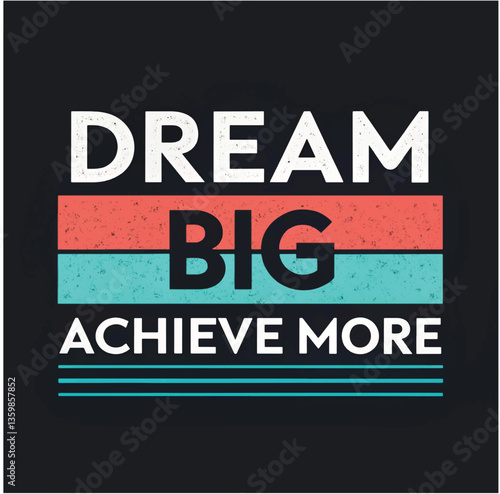 A typographic design of a motivational speech