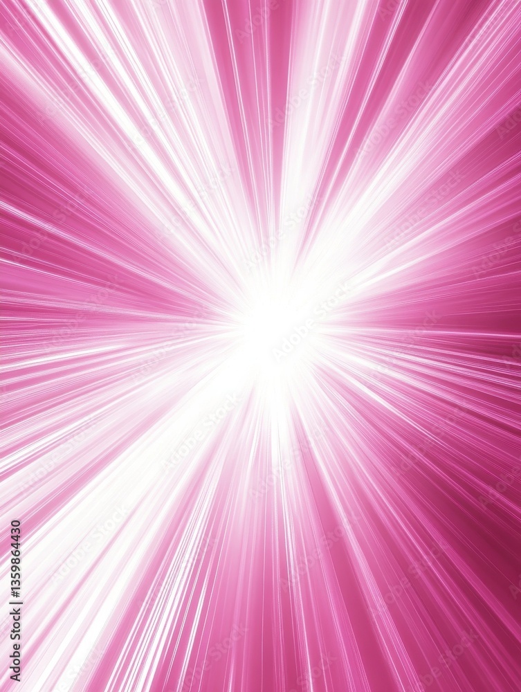 18. A luminous pink background with light streaks radiating from the center 18. A luminous pink background with light streaks radiating from the center