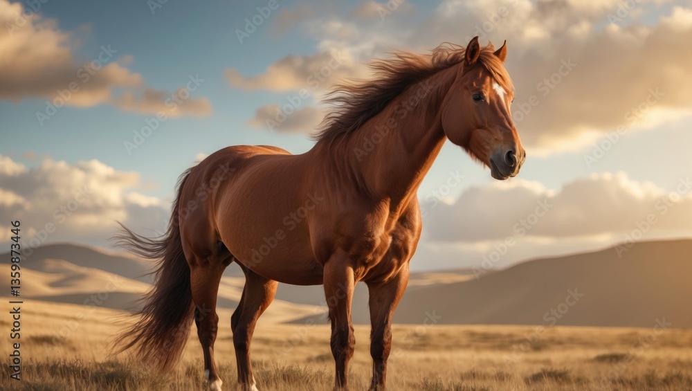 Obraz premium Wild horse idea