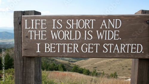 Exploring life's journey a call to adventure in the great outdoors inspirational travel blog post scenic landscape perspective on embracing life
