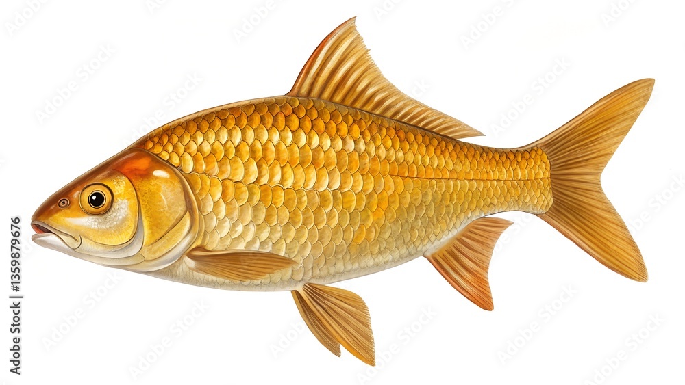 Goldfish isolated on a white background Goldfish isolated on a white background