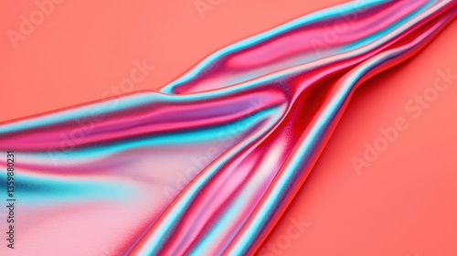 Heat treated metal texture with iridescent color shifts