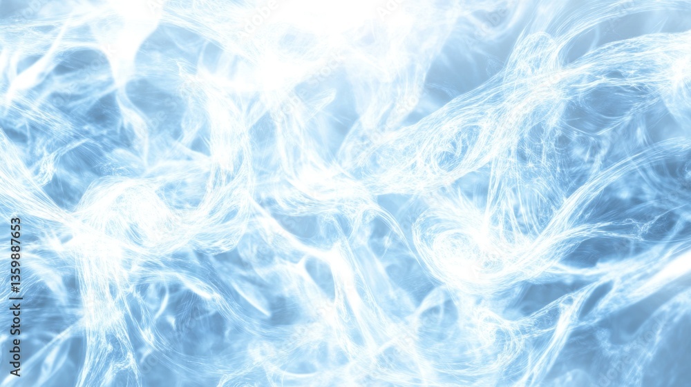 Ethereal blue energy swirls create a mystical abstract background. Low-voltage energy equipment Ethereal blue energy swirls create a mystical abstract background. Low-voltage energy equipment