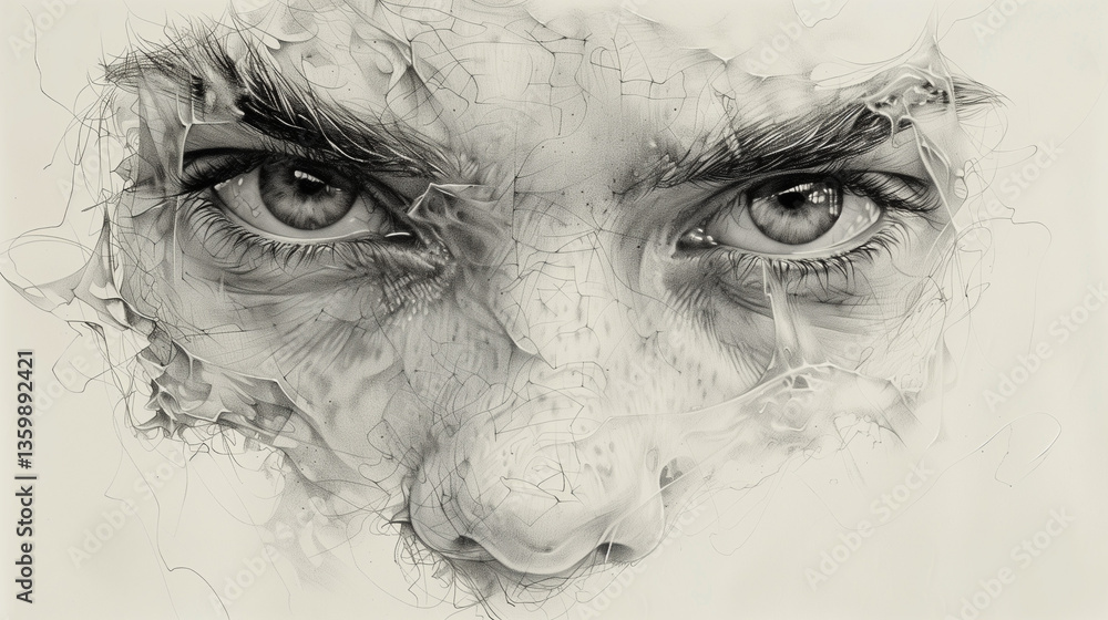 Obraz premium Depression eyes