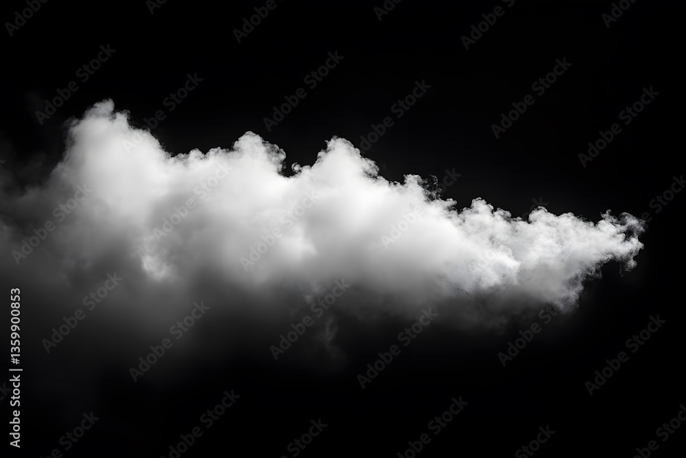 White smoke or clouds isolated on background, mist or fog White smoke or clouds isolated on background, mist or fog