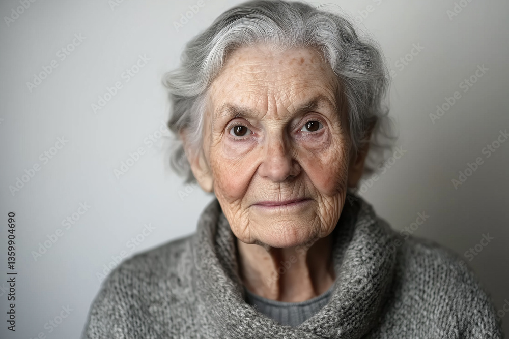 portrait of a senior woman portrait of a senior woman