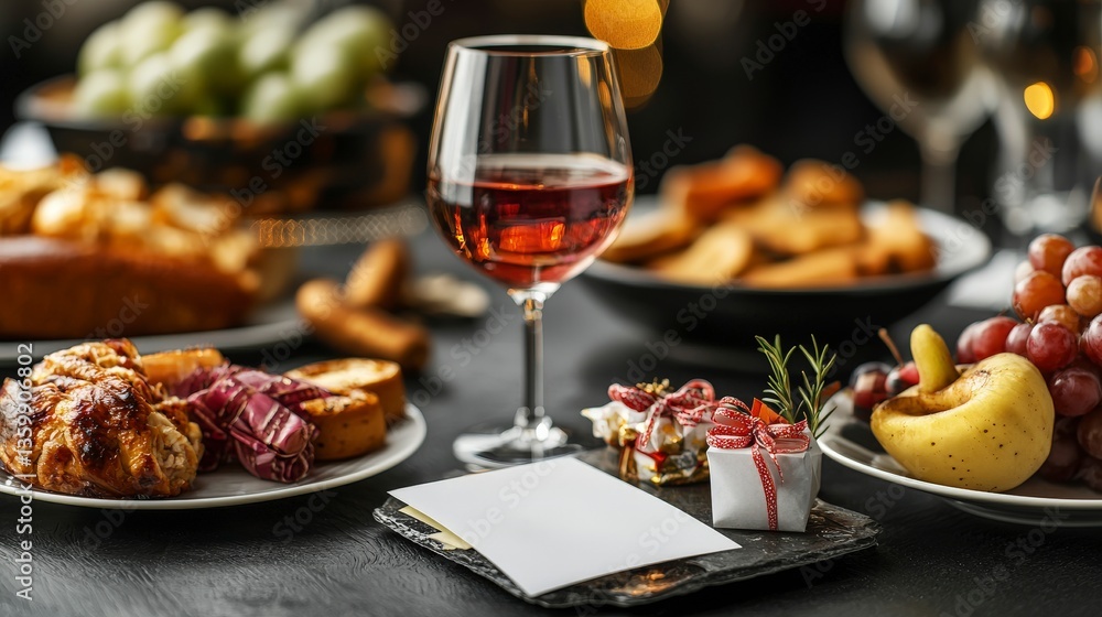 Delightful evening feast cozy restaurant gourmet food warm ambiance close-up culinary indulgence Delightful evening feast cozy restaurant gourmet food warm ambiance close-up culinary indulgence