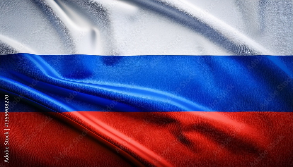 Fototapeta premium 3d flag of russia