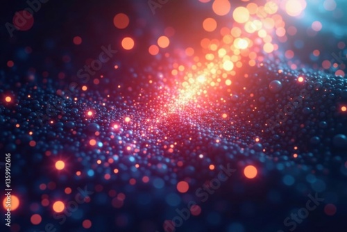 Shimmering prismatic light with intricate patterns and colors in a radiant background, abstract, patterns