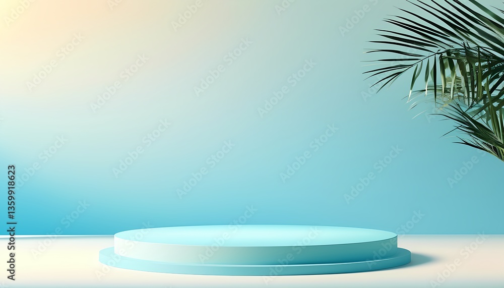 Fototapeta premium Modern Business Presentation Background with Light Blue Gradient